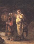 Willem Drost Ruth declares her Loyalty to Naomi (mk33) Germany oil painting artist